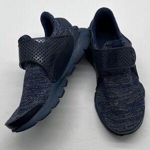 Nike Sock Dart Breathe Sneakers Women's 6 Midnight Blue Stretch Mesh Breathable